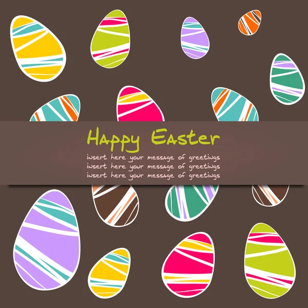 Cheerful Easter background — Stock Vector