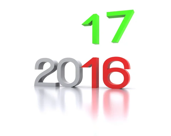 Nyår kommer 2017 — Stockfoto