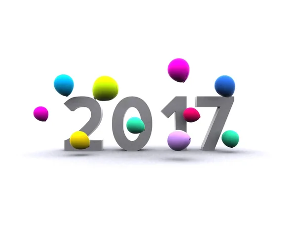Año nuevo - 2017 —  Fotos de Stock