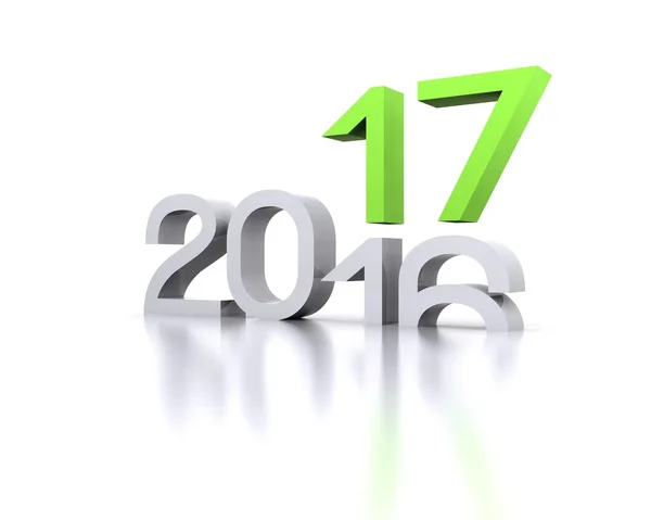 Neues Jahr kommt 2017 — Stockfoto