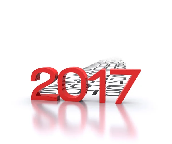 Nyår kommer - 2017 — Stockfoto