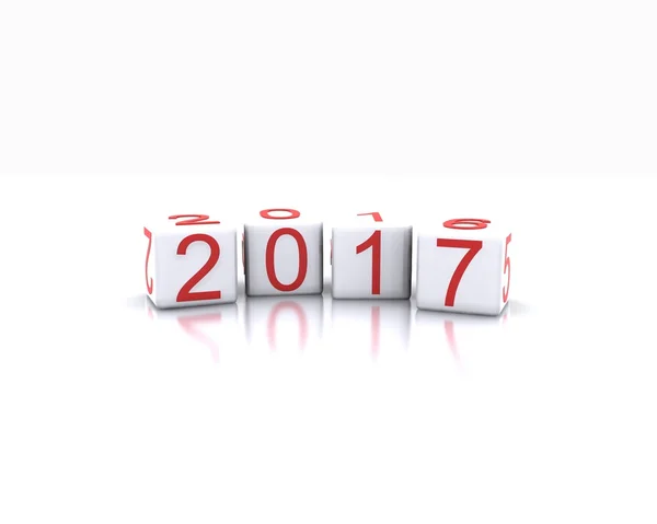 Nowy rok nadchodzi - 2017 — Zdjęcie stockowe