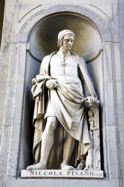Statue of Nicola Pisano, clipart