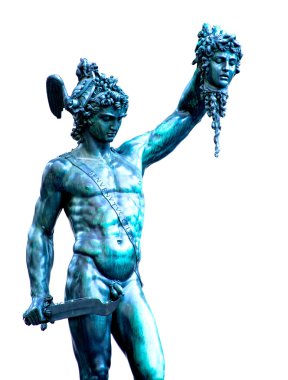Perseus with the head of Medusa clipart