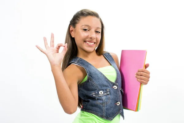 Girl student — Stock Photo, Image