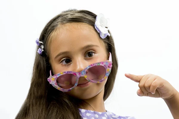 Beautiful little girl smiling — Stock Photo, Image