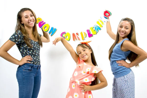 Chicas sonrientes — Foto de Stock