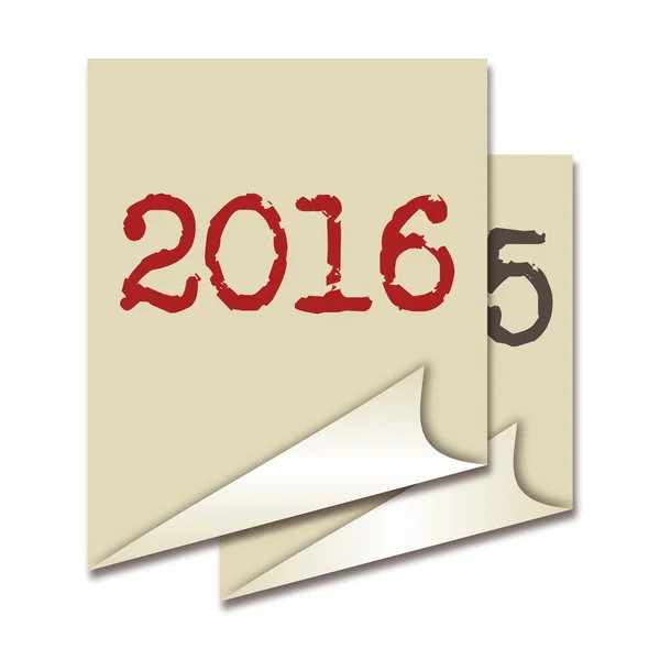 Nuevo año 2016 — Archivo Imágenes Vectoriales