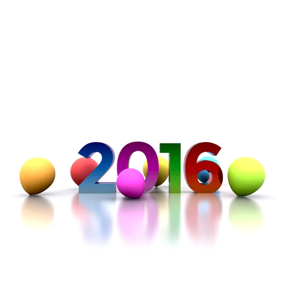 New Year 2016 illustration — Stock Photo, Image