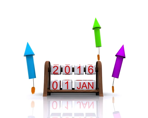 2016, new year — Stock Photo, Image