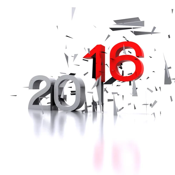 Nuevo año 2016 — Foto de Stock