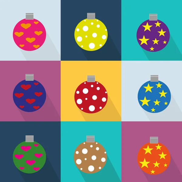 Christmas icons set — Stock Vector