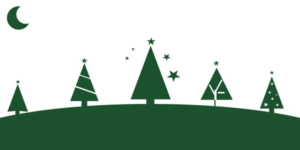 Kerstboom — Stockvector