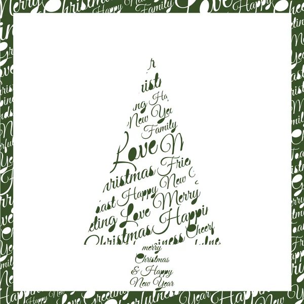 Kerstboom — Stockvector