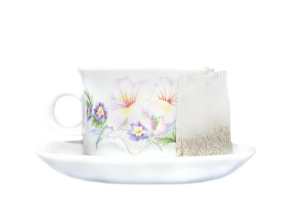 Elegante taza blanca — Foto de Stock