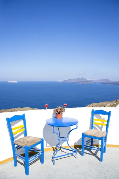 Röd Drink - Santorini, Grekland — Stockfoto