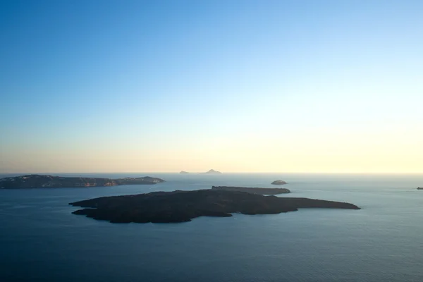 Santorini eiland - vulkaan — Stockfoto