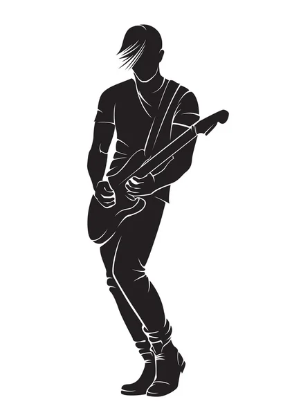 Guitariste — Image vectorielle