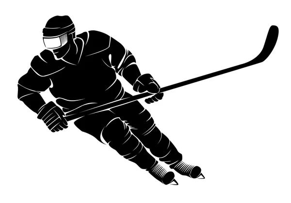 Eishockeyspieler — Stockvektor