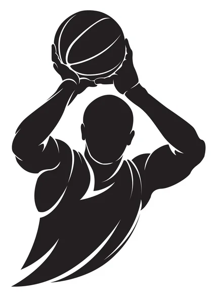 Basketballspieler — Stockvektor