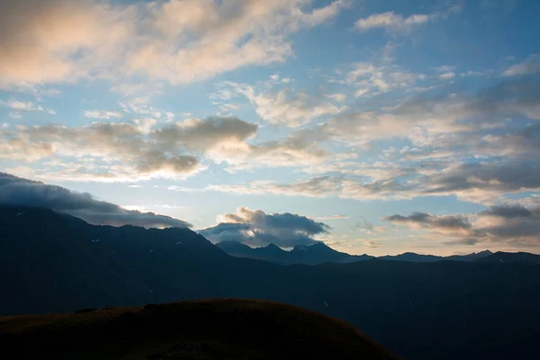 Восход Солнца Горах Кавказа Сочи Живописные Цвета Потрясающий Живописный Вид — стоковое фото