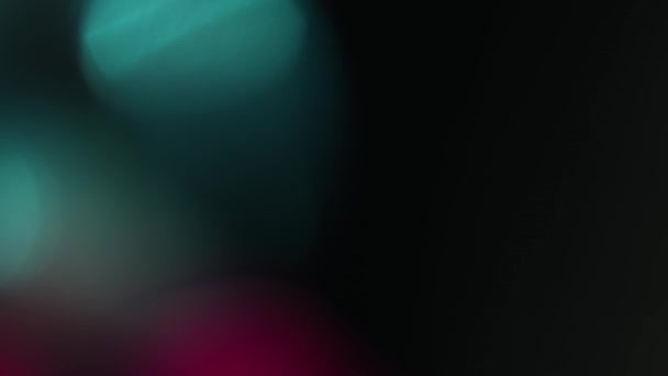 Prisma Arco Íris Luz Brilha Sobreposição Fundo Preto Luz Multicolorida — Vídeo de Stock