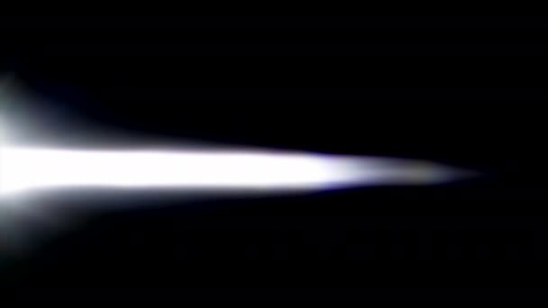 Efekt Světlice Optické Čočky Velmi Kvalitní Realistické Objektiv Světlice Studiová — Stock video