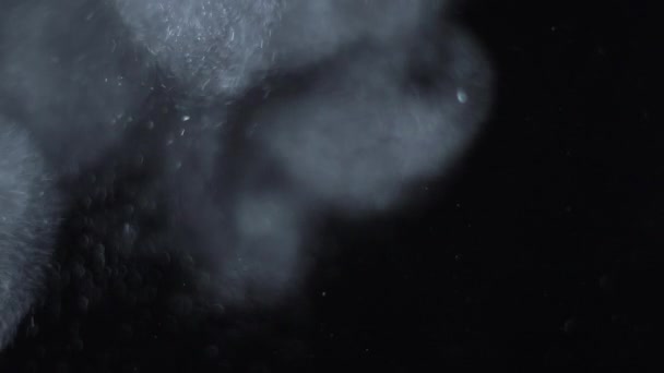 공중에 입자의 현탁액이었습니다 입자들은 아름다운 보케에 녹슬기도 합니다 모드의 동영상을 — 비디오