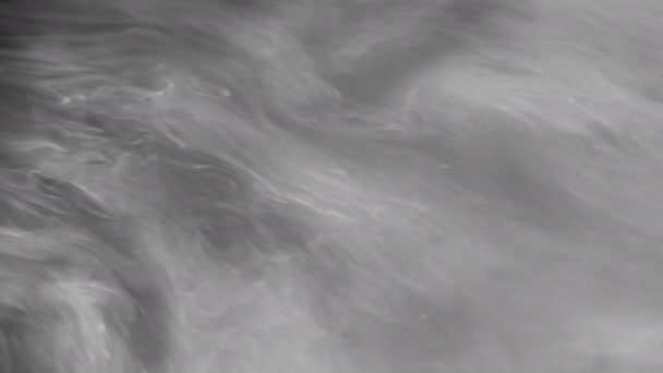 Naturalna Mgła Czarnym Tle Materiału Kompozycji Nad Nagraniem — Wideo stockowe