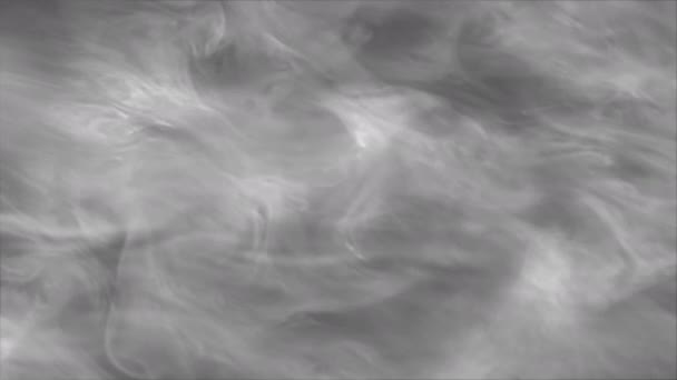 黒い背景に自然霧の煙霧 4K映像のためのあなたの作曲上のあなたの映像 — ストック動画