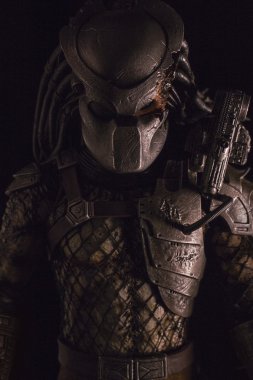 Action figure of predator clipart