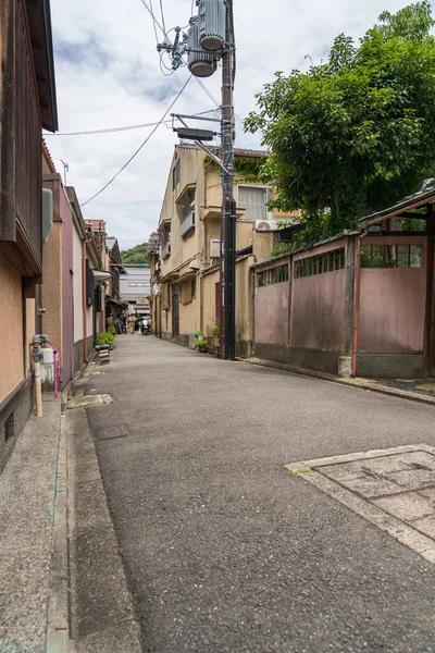 Rues vides autour du complexe du temple Kiyomizu-dera - Kyoto, Japon — Photo