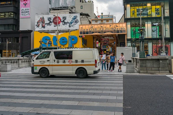 2 juillet 2018, Osaka - Japon : rue commerçante Shinsaibashi Suji à Osaka, Japon — Photo