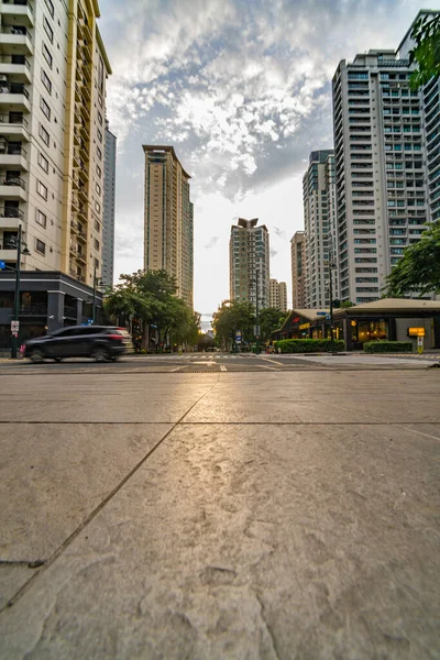 Barrio financiero, Bonifacio Global City, Taguig, Metro Manila — Foto de Stock