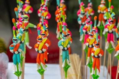 Çin sokak sanatı - Hamurdan yapılmış mini heykel figürleri 