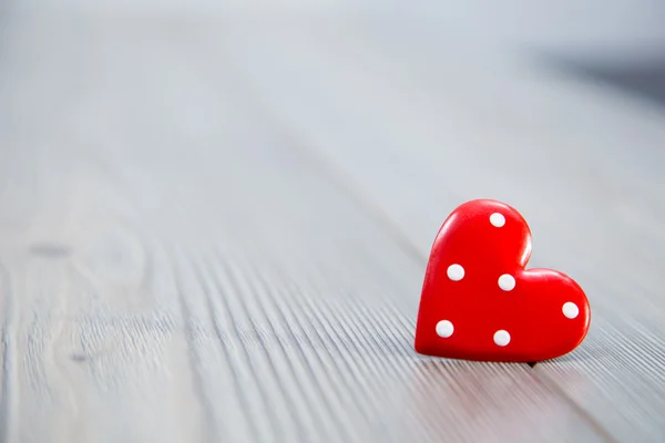 Red valentine heart — Stock Photo, Image