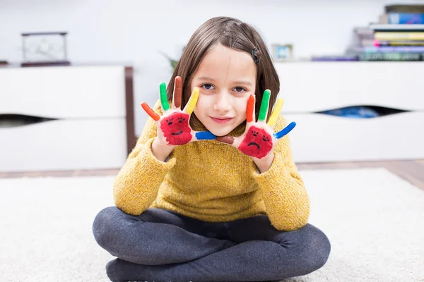 Cara de emoção — Fotografia de Stock