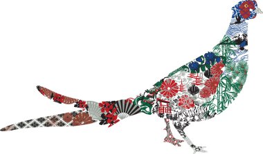 Yeşil sülün Japon minyatür