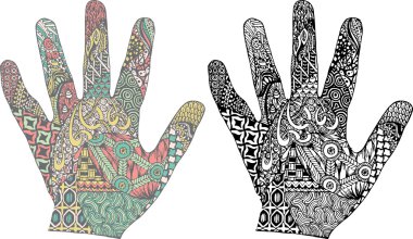 siluet el desenleri ile