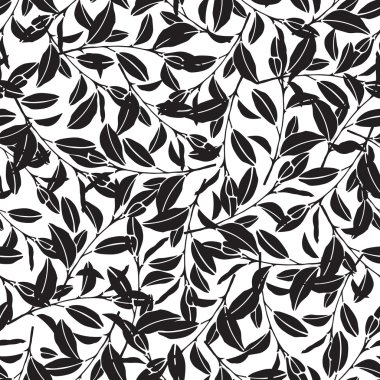 Kusursuz siyah beyaz desen
