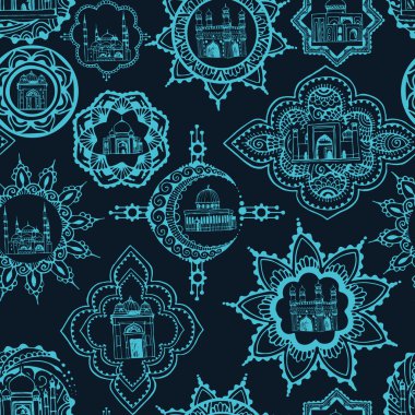 Asya tasarımları ile sorunsuz arka plan