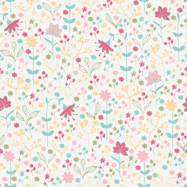 Seamless pattern spring — Stock Vector