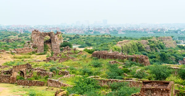 Ruinen von tughlaqabad fort in delhi, indien — Stockfoto