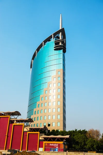 现代印度，在印度新德里附近的古尔冈的办公大楼 — 图库照片