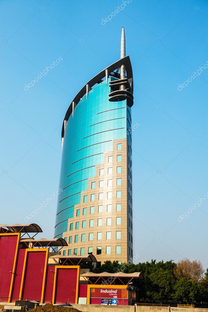 Modern Architecture Of New Delhi modern india, office buildings in gurgaon near new delhi – stock Modern Architecture Of New Delhi modern india, office buildings in gurgaon near new delhi – stock