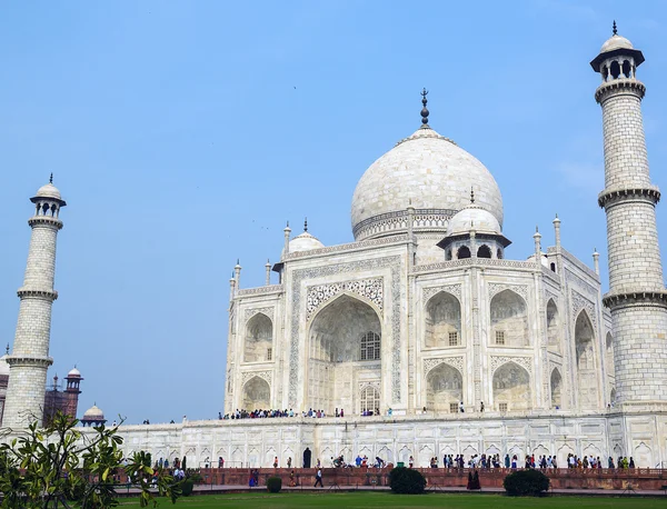 Taj Mahal vista lateral, Agra, Índia — Fotografia de Stock