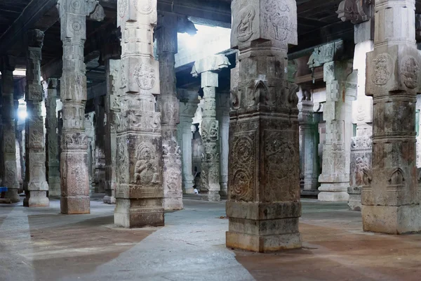 Innerhalb des ekambareswarar shiva Tempels, Indien — Stockfoto
