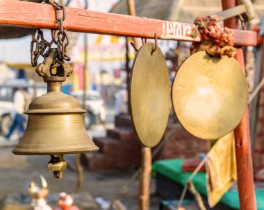 Pirinç çan hindu Tapınağı yakınındaki