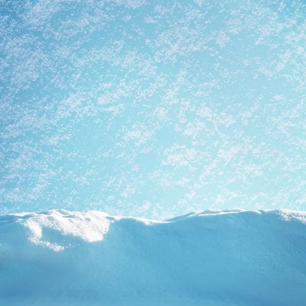 Летающий снег — стоковое фото