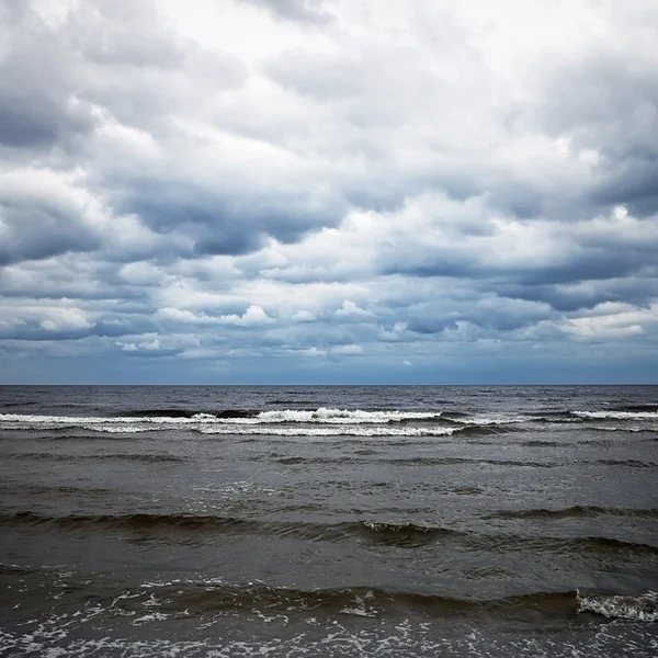 Mer Baltique nuageuse — Photo